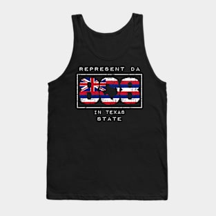 Rep Da 808 in Texas State by Hawaii Nei All Day Tank Top